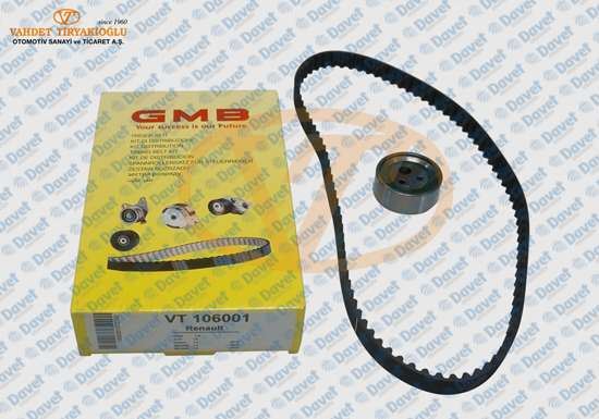 GMB VT106001 Eksantrik Rulman Kiti [Triger Seti] Clio Kangoo Megane 8v Buyuk Rulman Logan 1,4 1,6 04 07 (096sp170